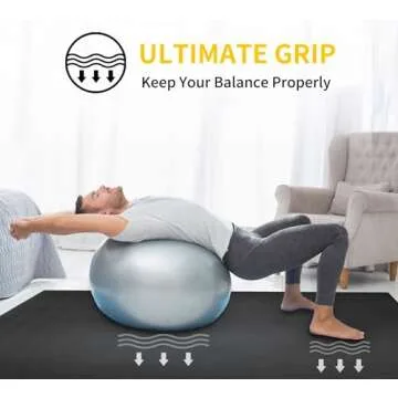 Cambivo Extra Large Yoga Mat - Non-Slip, Durable, Comfortable