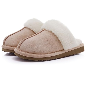Cozy Litfun Women's Fuzzy Memory Foam Slippers