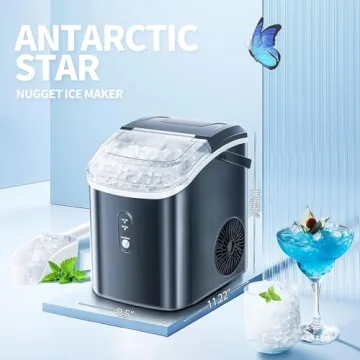 Antarctic Star Nugget Ice Maker for Home & Office
