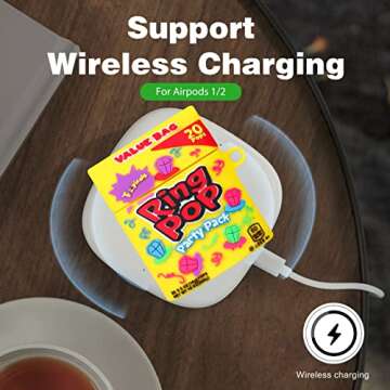 Oqplog Silicone AirPod Case Cute 3D Cartoon Design