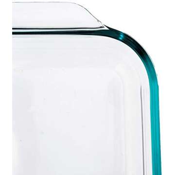 Pyrex 2Piece Basics Value Pack1-Basics 8"/2 dish1-Basics 3 Quart Oblong Bake Dish, 2.2, Clear
