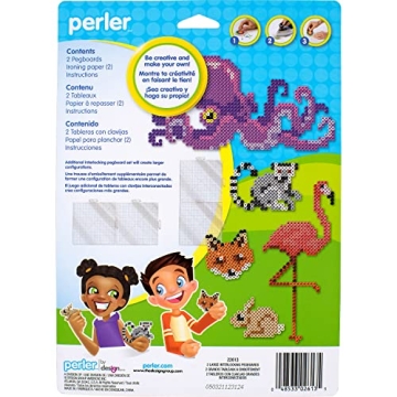 Perler Beads Funfusion Clear Interlocking Pegboards for All Ages
