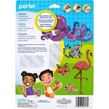 Perler Beads Funfusion Clear Interlocking Pegboards for All Ages