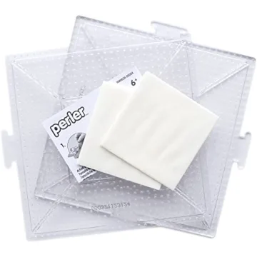 Perler Beads Funfusion Clear Interlocking Pegboards for All Ages