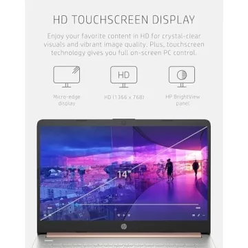 HP 14" Laptop with Microsoft 365 & WOWPC Bundle