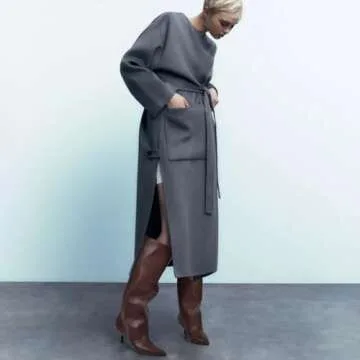 Stylish MIRAAZZURRA Brown Kitten Heel Boots for Women