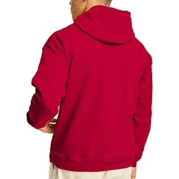 EcoSmart Pullover Hoodie in Deep Red for Men
