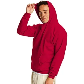 EcoSmart Pullover Hoodie in Deep Red for Men