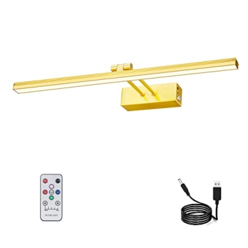 RAIFOOLLY Picture Light - Elegant 5000mAh Rechargeable Art Light with Remote for Home Decor