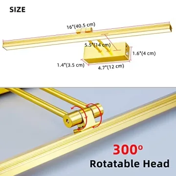RAIFOOLLY Rechargeable Picture Light for Artwork Display