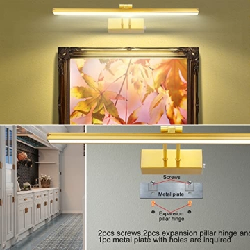 RAIFOOLLY Rechargeable Picture Light for Artwork Display