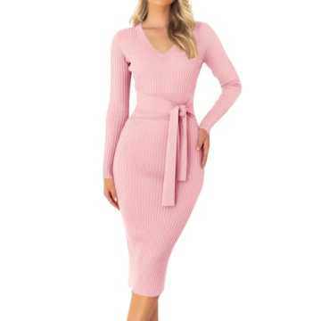 Elegant ZESICA Women's Sweater Dress Perfect for All Occasions