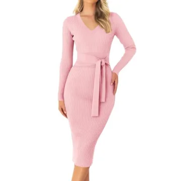 Elegant ZESICA Women's Sweater Dress Perfect for All Occasions