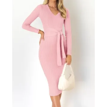 Elegant ZESICA Women's Sweater Dress Perfect for All Occasions