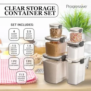 Progressive International Prepworks ProKeeper 8-Piece Storage Set