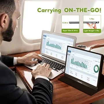 Lepow Z1-Gamut 15.6'' Portable Monitor with Versatile Connectivity