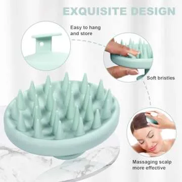 Meartchy Silicone Scalp Massager for Hair Growth