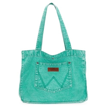 Montana West x Wrangler Canvas Tote Bag for Women Large Purses Jean Handbag Everyday Bag for Gift Wo...