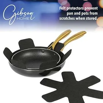 Gibson Home 12-Piece Nonstick Aluminum Cookware Set
