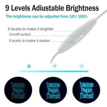 Welcome Foolish Mortals Neon Sign,Innovative Integral Forming Process,With Dimmable Switch For All Holiday Party and Home Decoration (Blue)