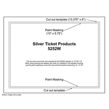 5252W Silver Ticket In-Wall Speaker with Tweeter