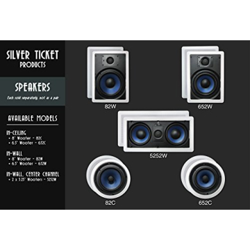 5252W Silver Ticket In-Wall Speaker with Tweeter
