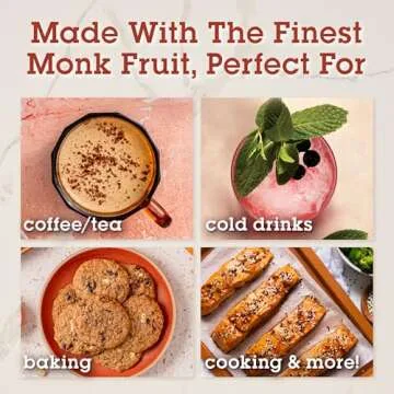 MONK FRUIT IN THE RAW, 16 oz Baker's Bag, Pack of 1, Natural Monk Fruit Sweetener w/ Erythritol, Sugar-Free