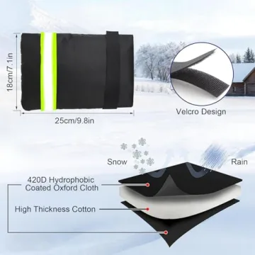 2PCS Insulated Faucet Covers for Winter Freeze Protection