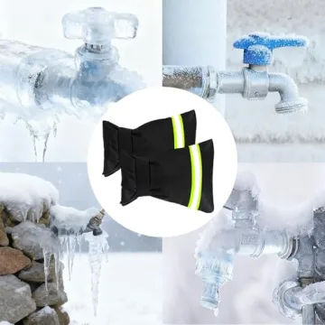 2PCS Insulated Faucet Covers for Winter Freeze Protection