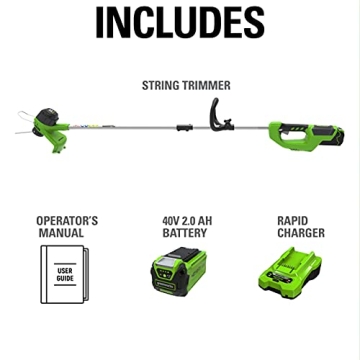 Greenworks 40V 12" Cordless String Trimmer for All Users