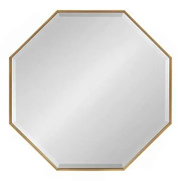 Kate and Laurel Rhodes Glam Octagon Mirror for Modern Decor