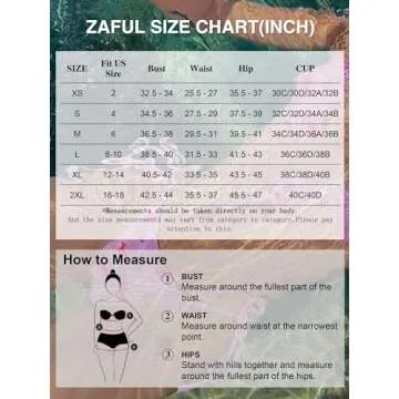 ZAFUL Women's High Cut Ribbed Bikini Set - Stylish Swimsuit