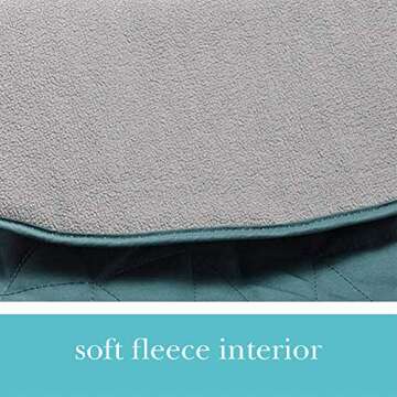 JJ Cole Car seat Cover, Teal Fractal