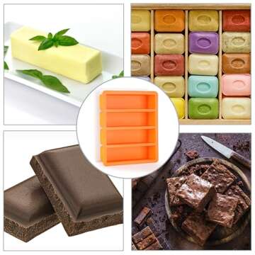 Versatile OHOLA Silicone Butter Mold Tray with Lid