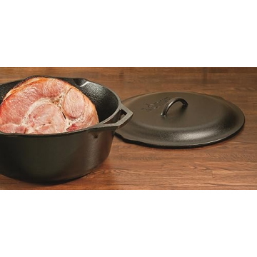 Lodge Pre-Seasoned 7-Quart Cast Iron Dutch Oven with Dual Handles