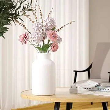 Elegant White Ceramic Vase for Home and Gifts