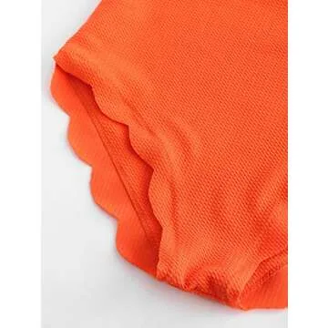 ZAFUL High Waisted One Shoulder Bikini for Women