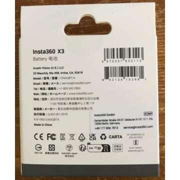 Insta360 X3 High Capacity Battery for Unlimited Filming