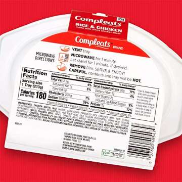 Hormel Compleats Rice & Chicken Meal, Ready in 60 Seconds