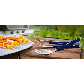 YouTheFan NFL New York Giants 3-Piece BBQ Set - Grilling Essentials