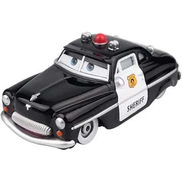 6 PCS Toys Car 2 3 Mater Chick Hicks The King Doc Hudson Sheriff Diecast Car Toy Set for Boy Kids Gifts