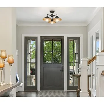 Vintage-Style Chandelier for Industrial and Farmhouse Decor