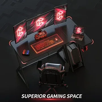 CubiCubi Aurora Gaming Desk - Compact and Stylish Gaming Solution