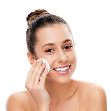 My Cotton Premium Cotton Rounds for Face (3 Pack) | Makeup Remover Pads, Hypoallergenic, Lint-Free | 100% Pure Cotton