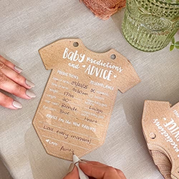 Onesie Baby Prediction Card Book by Kate Aspen