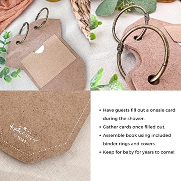 Onesie Baby Prediction Card Book by Kate Aspen