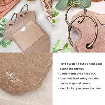 Onesie Baby Prediction Card Book by Kate Aspen