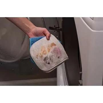 S&T INC. Makeup Remover Wipes for Skin Care, Reusable Makeup Wipes or Face Towels, Travel Essentials, Assorted Colors, 6 In. by 12 In., 5PK