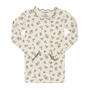 AVAUMA Baby Boys Girls Pajama Set 6M-7T Kids Cute Toddler Snug fit Flower Pattern Design Pjs Cotton ...