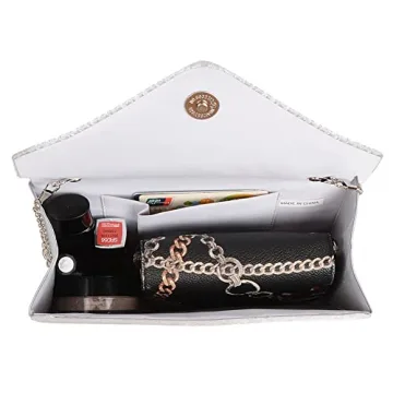 BBjinronjy Silver Evening Clutch Purse for Women
